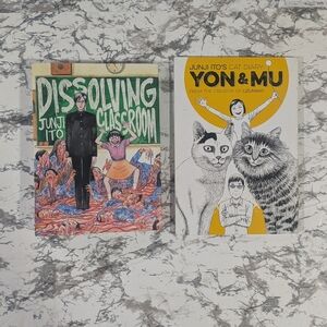 Junji Ito manga book set: Dissolving Classroom & Cat Diary: Yon & Mu